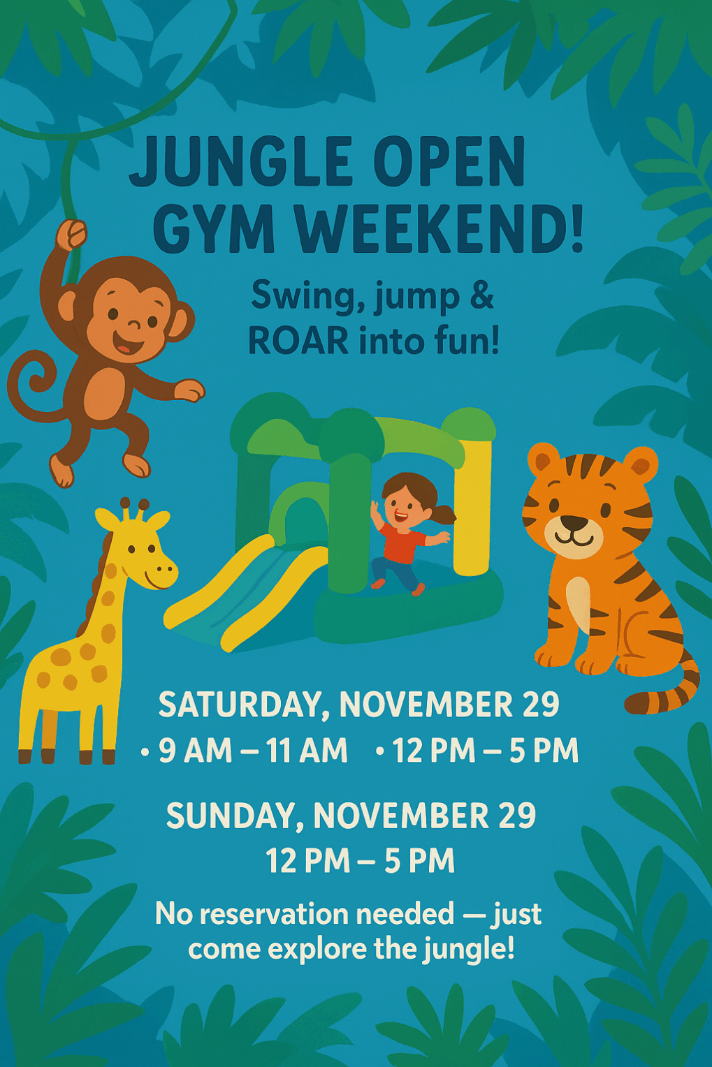 Jungle gym adventure for all!